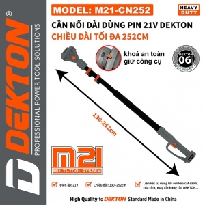 Cần nối dài dùng cho kéo và cưa dekton m21-cn252x