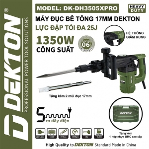 máy đục 17mm dekton dk-dh3505xpro