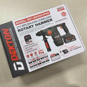 Máy khoan đục pin 21v dekton m21-rh2803pro